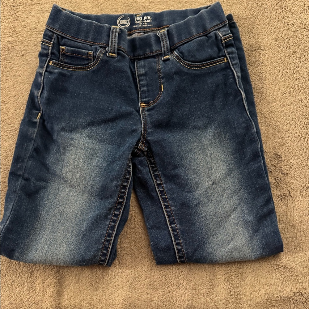 Wonder Nation Kids Dark Blue Jeans